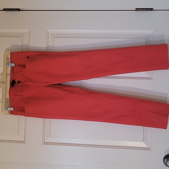 Coral colored jeans - Picture 4 of 4